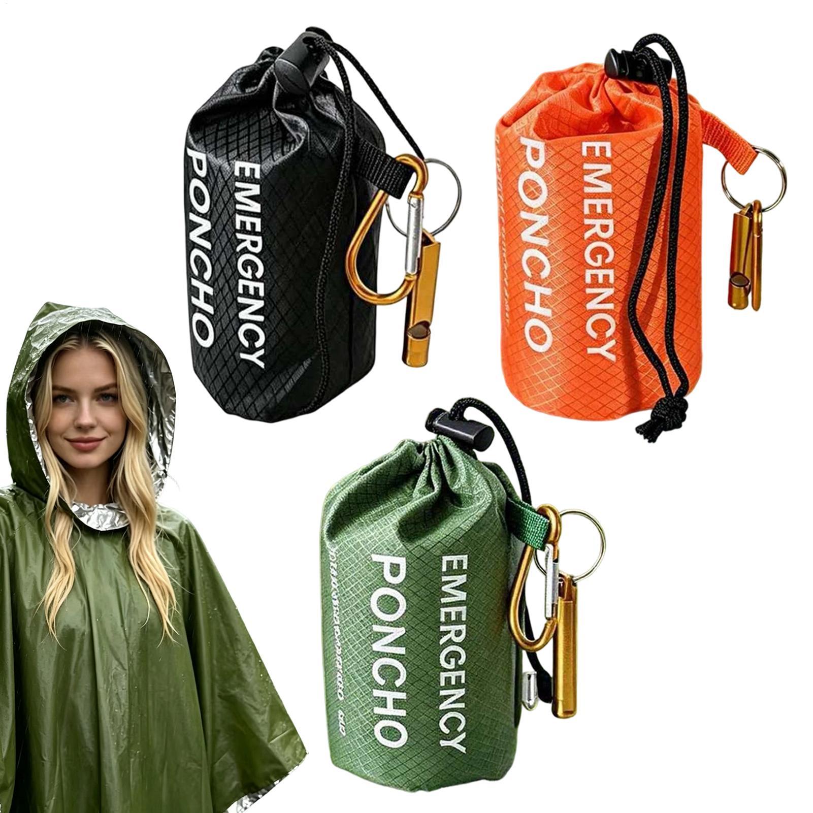 3pcs Survival Emergency Rain P - Survival Blanket Reflective 评论和价格