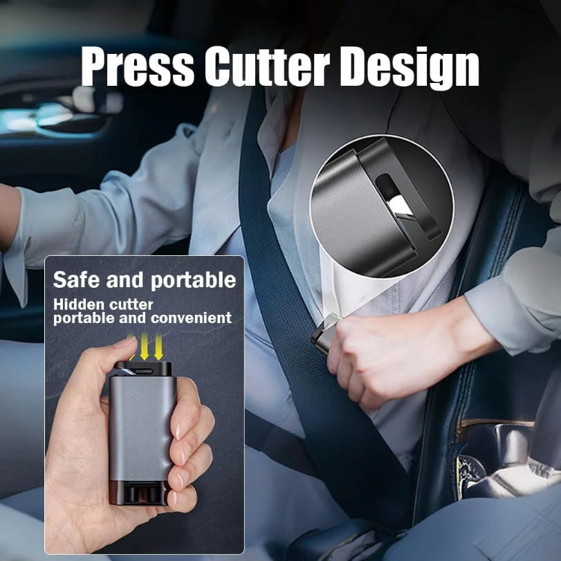 2 in 1 Car Window Breaker Car  - Rescue Rope Throw 评论和价格